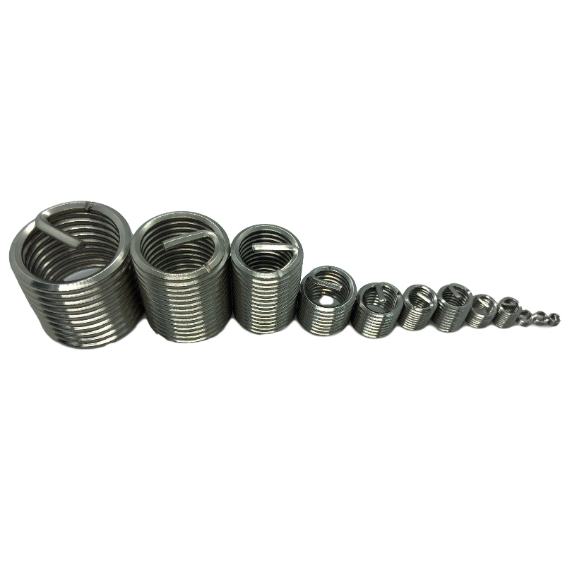 304 rustfrit stål reparations gevindindsatser til metaller M1.6-M30 med 500k lagre